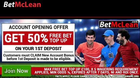 amclean bookmakers|betmclean sign up offer.